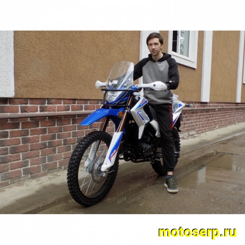 Купить  Мотоцикл внедорожный Motoland XR 250 ENDURO 172FMM (ЭПТС), 21/18, с ветровым щитком, БЕЛЫЙ (шт) (ML 14836 купить с доставкой по Москве и России, цена, технические характеристики, комплектация фото  - motoserp.ru