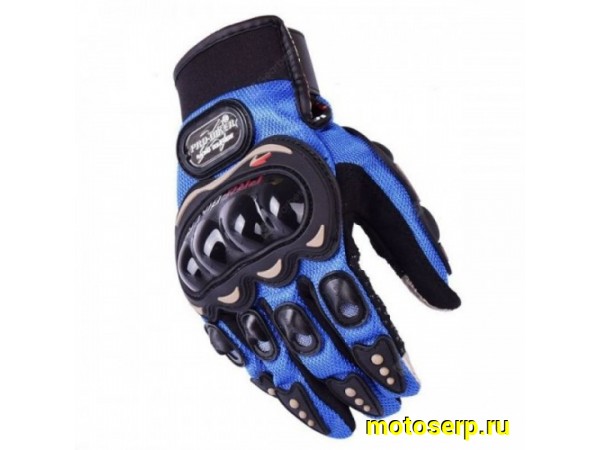 Купить  Перчатки Pro-Biker MCS-01C Blue M (пар)  (0 купить с доставкой по Москве и России, цена, технические характеристики, комплектация фото  - motoserp.ru