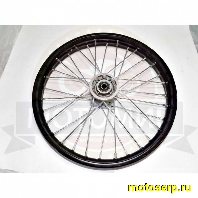 Купить  Колесо 17" переднее (диск колеса) спицованное 1,4-17" (ось 15мм) Fighter125 (шт) (MM 89339 купить с доставкой по Москве и России, цена, технические характеристики, комплектация фото  - motoserp.ru