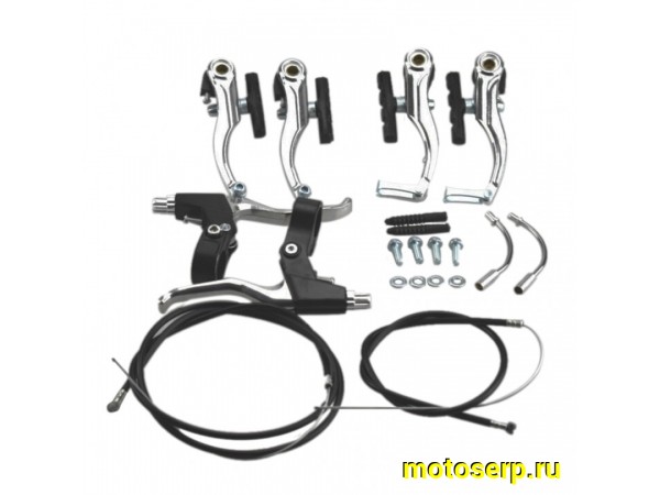 Купить  Установка тормоза V-Brake (полный комплект) с настройкой Вело купить с доставкой по Москве и России, цена, технические характеристики, комплектация фото  - motoserp.ru