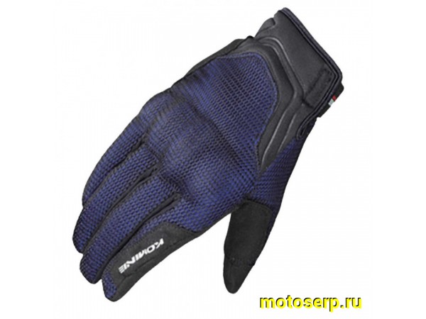 Купить  Перчатки KOMINE GK-194 Blue р-р M (пар) (0 купить с доставкой по Москве и России, цена, технические характеристики, комплектация фото  - motoserp.ru