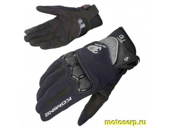 Купить  Перчатки KOMINE GK-162 3D Protected Mesh Gloves текстильные мотоперчатки черный, р. XXL (пар) (0 купить с доставкой по Москве и России, цена, технические характеристики, комплектация фото  - motoserp.ru