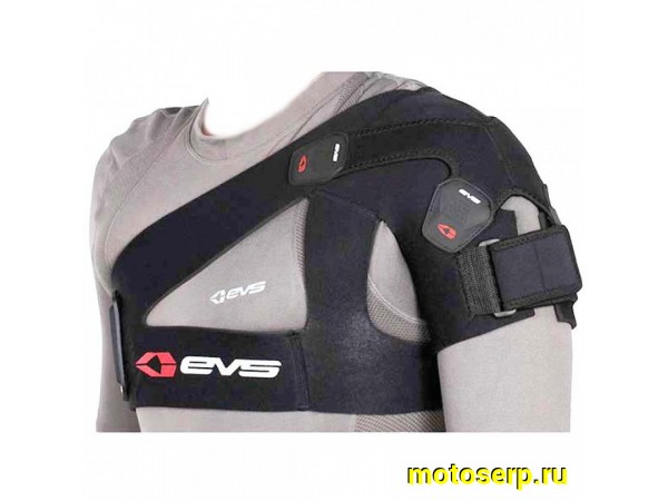 Купить  Фиксатор плеча EVS SB03 черный XXL универсальный (шт) (0 купить с доставкой по Москве и России, цена, технические характеристики, комплектация фото  - motoserp.ru