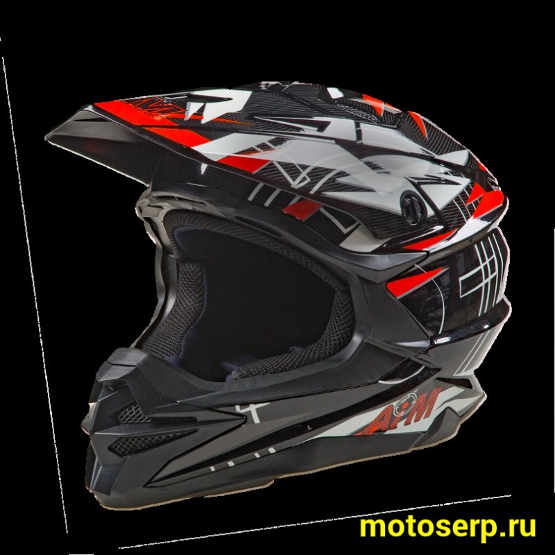 Купить  Шлем Кросс AiM JK803S оранжевый/черный XS (шт) (AIM 803-018-XS купить с доставкой по Москве и России, цена, технические характеристики, комплектация фото  - motoserp.ru