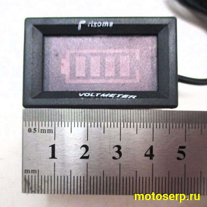 Купить  Вольтметр выносной (шкала-батарейка 4 деления) для MOTO/ATV  и др. техники (RIZOMA) (шт)  (ANKON 025537 купить с доставкой по Москве и России, цена, технические характеристики, комплектация фото  - motoserp.ru