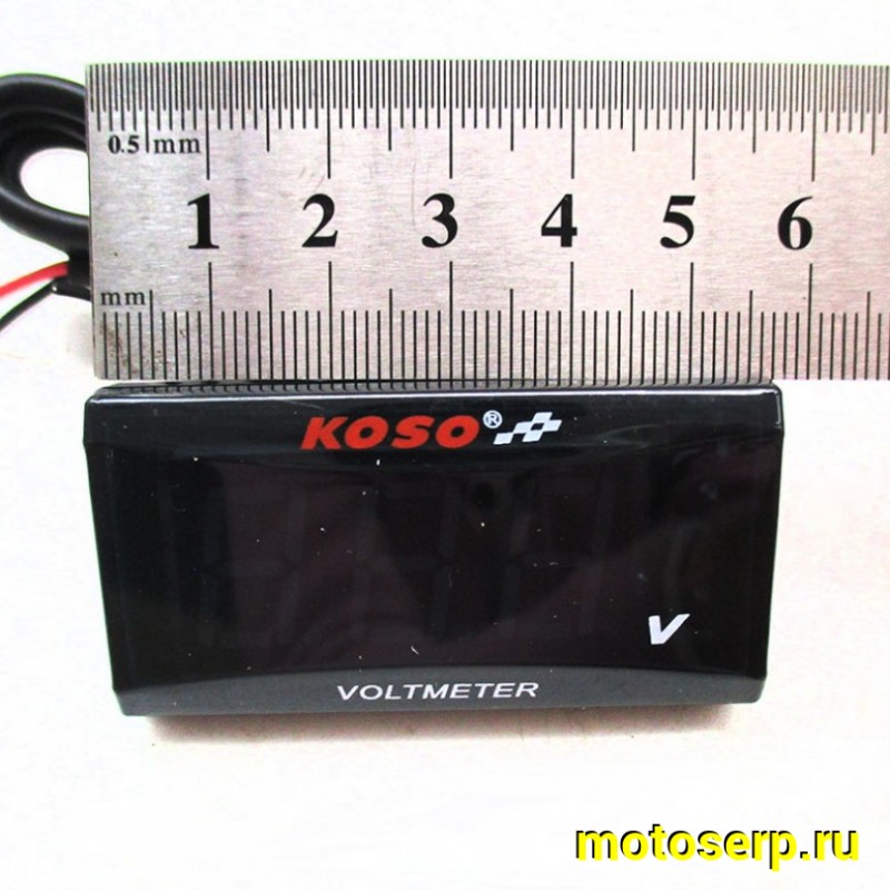 Купить  Вольтметр выносной (цифровая шкала) для MOTO/ATV  и др. техники (KOSO) (шт)  (ANKON 025532 купить с доставкой по Москве и России, цена, технические характеристики, комплектация фото  - motoserp.ru