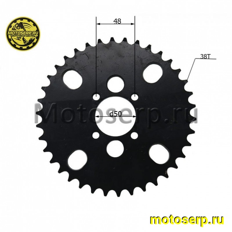 Купить  Звезда ведомая голая (венец) (530-38) (530-38T D-50mm, 4x48mm) ATV WILD TRACK и др. (шт) (ML 12990 (MOTAX купить с доставкой по Москве и России, цена, технические характеристики, комплектация фото  - motoserp.ru