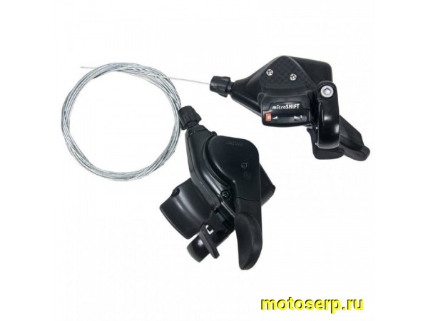 Купить  Шифтер MTB триггерного типа, MTB 3X8 скоростей, уровень MicroSHIFT Mezzo TS71 Вело (пар)  (MM 01207 купить с доставкой по Москве и России, цена, технические характеристики, комплектация фото  - motoserp.ru