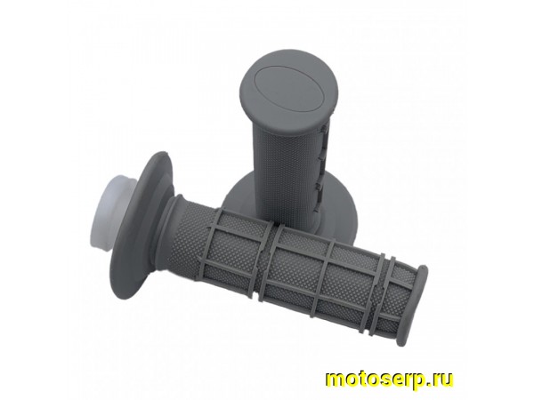 Купить  Ручки руля (грипсы) Кросс мягкие GEL серые (пара) (JMC 18088-11798 купить с доставкой по Москве и России, цена, технические характеристики, комплектация фото  - motoserp.ru