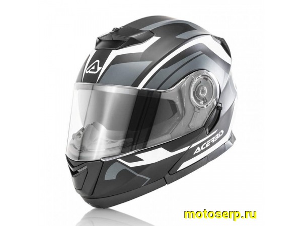 Купить  Шлем трансформер (модуляр) ACERBIS SEREL BLACK/GREY,  р-р L (шт) (Progasi 0023929.319.066 купить с доставкой по Москве и России, цена, технические характеристики, комплектация фото  - motoserp.ru