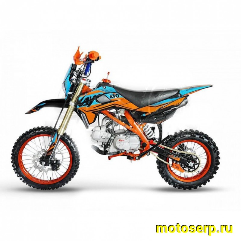 Купить  Питбайк KAYO Evolution YX140EM 17/14 KRZ (механ. сцепл., эл. стартер) (шт) (SM купить с доставкой по Москве и России, цена, технические характеристики, комплектация фото  - motoserp.ru