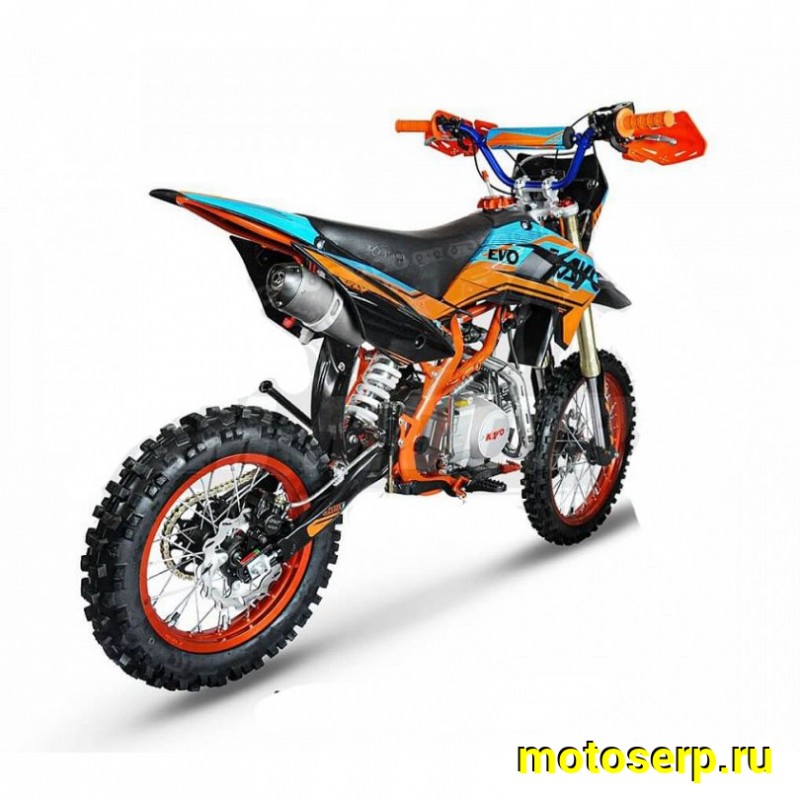 Купить  Питбайк KAYO Evolution YX140EM 17/14 KRZ (механ. сцепл., эл. стартер) (шт) (SM купить с доставкой по Москве и России, цена, технические характеристики, комплектация фото  - motoserp.ru