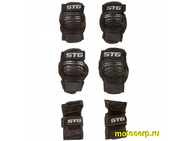 Купить  Наколенники + наколотники + перчатки (детск.) защитные STG YX-0303  (компл.) Вело (Грат Вест Х83225 купить с доставкой по Москве и России, цена, технические характеристики, комплектация фото  - motoserp.ru
