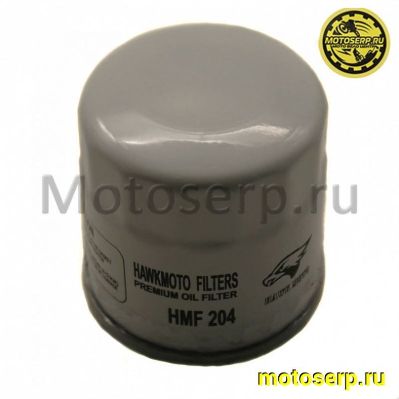 Купить  Фильтр масляный (АНАЛОГ HF204) Hawk moto HMF 204 (шт) (HAWK   купить с доставкой по Москве и России, цена, технические характеристики, комплектация фото  - motoserp.ru