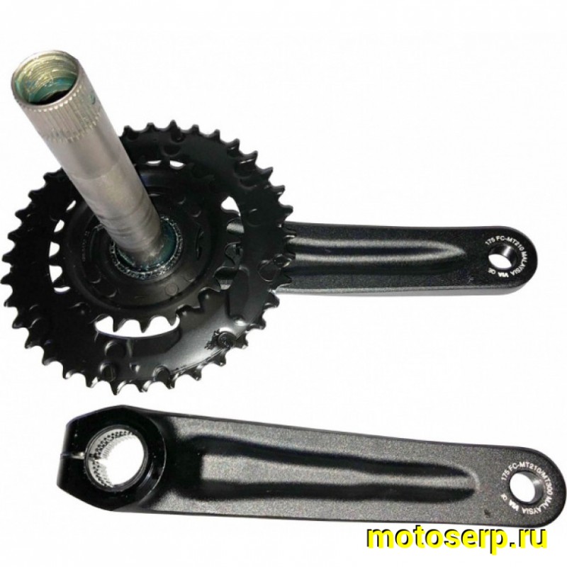 Купить  Шатуны 2 зв. на шлицах Алюм. 36/22 зуб. Shimano FC-MT210-B2, FOR REAR 9-SPEED 170мм Вело (пар) (Грат Вест 140899 (Ряб купить с доставкой по Москве и России, цена, технические характеристики, комплектация фото  - motoserp.ru