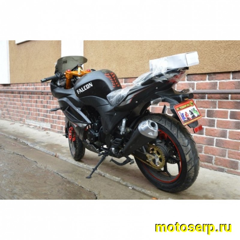 Купить  Мотоцикл MM FALCON SPEEDFIRE 250  (ФАЛКОН СПИДФАЕР) спорт 4так,250cc, 2 глушителя; кол. 17"; 5 пер, эл.стартер, передн 2-х диск. торм. (шт) купить с доставкой по Москве и России, цена, технические характеристики, комплектация фото  - motoserp.ru