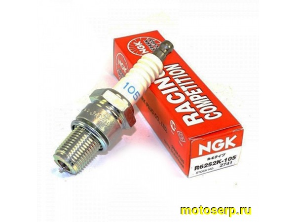 Купить  Свеча зажигания ( 6) NGK R6252K-105 (шт) (SM 323-5975 купить с доставкой по Москве и России, цена, технические характеристики, комплектация фото  - motoserp.ru