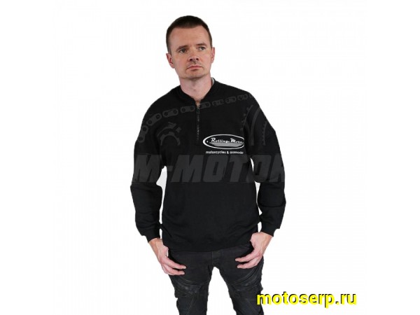 Купить  Олимпийка Rolling Moto (черный) размер L (шт) (SM 815-9909 купить с доставкой по Москве и России, цена, технические характеристики, комплектация фото  - motoserp.ru