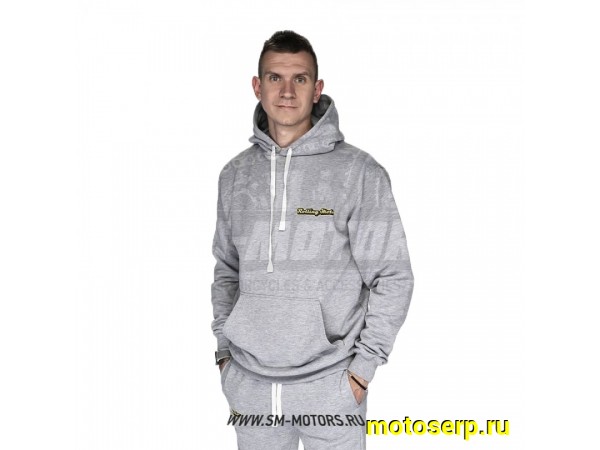 Купить  Худи Rolling Moto (серый) размер XXL (шт) (SM 815-9239 купить с доставкой по Москве и России, цена, технические характеристики, комплектация фото  - motoserp.ru