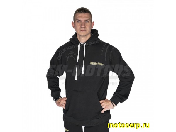 Купить  Худи Rolling Moto (черный) размер XL (шт) (SM 815-1170 купить с доставкой по Москве и России, цена, технические характеристики, комплектация фото  - motoserp.ru