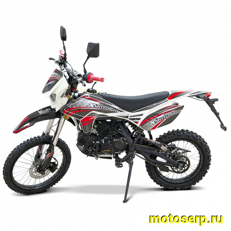Купить  Мопед / питбайк X-MOTOS 50 (140) 19/16 BLACK 139FMB, фара/повор/стоп/зеркала/приборка, кик+электр. (шт) 01400 купить с доставкой по Москве и России, цена, технические характеристики, комплектация фото  - motoserp.ru