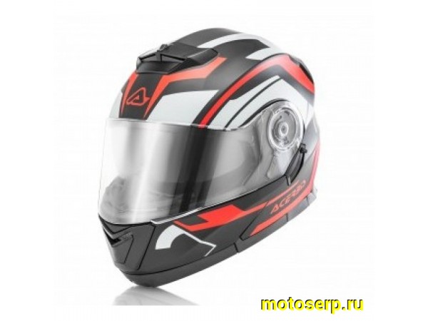 Купить  Шлем трансформер (модуляр) ACERBIS SEREL BLACK/RED,  р-р XL (шт) (Progasi 0023929.323.068 купить с доставкой по Москве и России, цена, технические характеристики, комплектация фото  - motoserp.ru