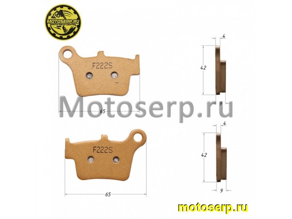 Купить  Колодки тормозные диск  Sintered Racing Aqua, DYNA, LEGEND 300 (задние) (пар) (Regul SBP-F222 купить с доставкой по Москве и России, цена, технические характеристики, комплектация фото  - motoserp.ru