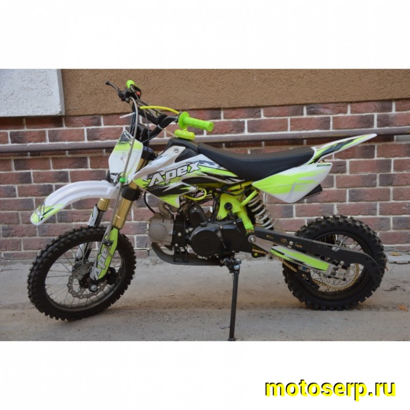 Купить  Питбайк Motoland APEX 10 (спортинв), 14/12, 4Т, 110cc, АВТОМАТ, эл-стартер, диск/диск (шт) (ML 11007 (ML 17988 (ФОТО купить с доставкой по Москве и России, цена, технические характеристики, комплектация фото  - motoserp.ru