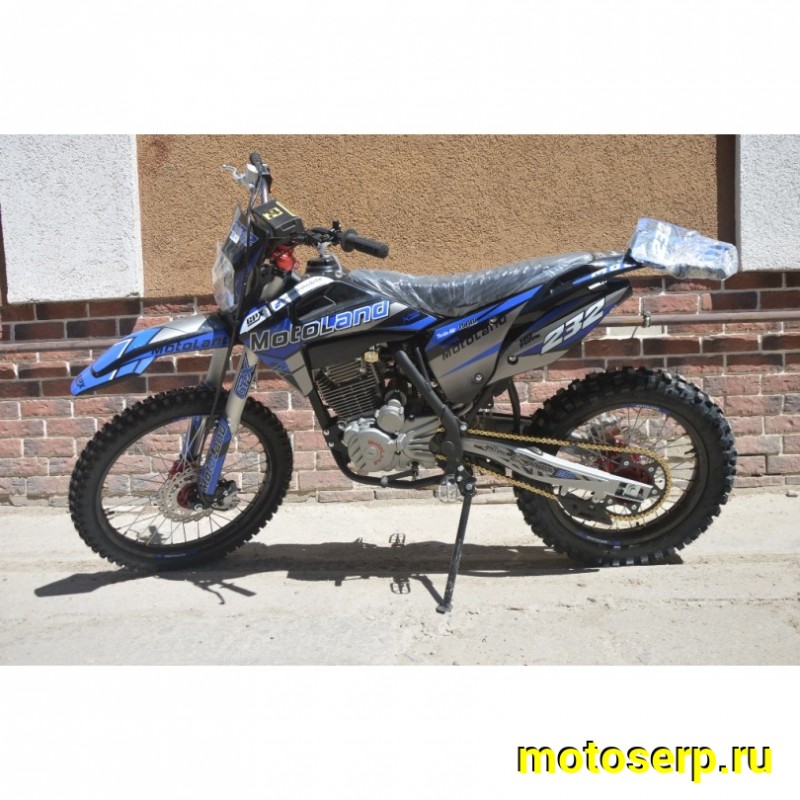 Купить  Мотоцикл Кросс/Эндуро Motoland XT300HS (172FMM) (BB-300cc) спортинв. синий (шт) (ML 18393 купить с доставкой по Москве и России, цена, технические характеристики, комплектация фото  - motoserp.ru