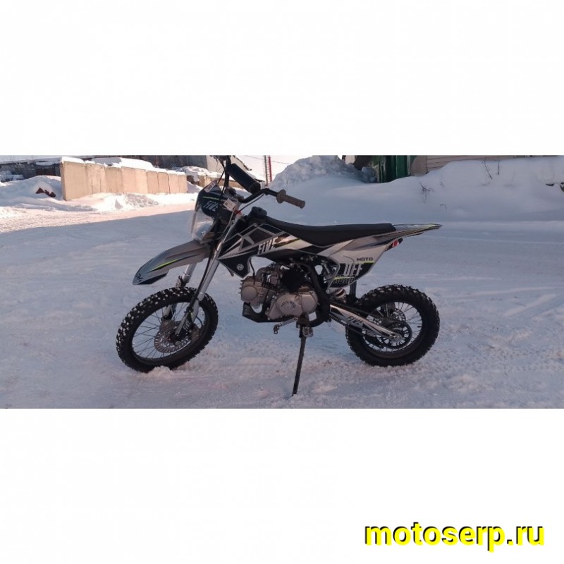 Купить  Питбайк Regulmoto FIVE EA 125  (полуавтомат КПП) 17/14" Серый/ черный  (шт) купить с доставкой по Москве и России, цена, технические характеристики, комплектация фото  - motoserp.ru