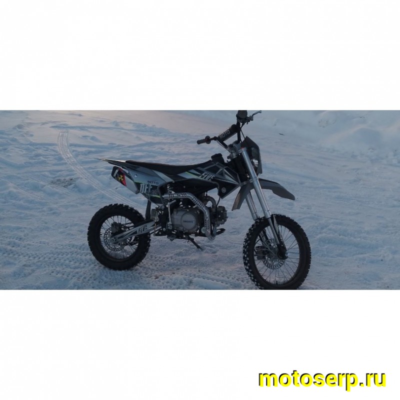 Купить  Питбайк Regulmoto FIVE EA 125  (полуавтомат КПП) 17/14" Серый/ черный  (шт) купить с доставкой по Москве и России, цена, технические характеристики, комплектация фото  - motoserp.ru
