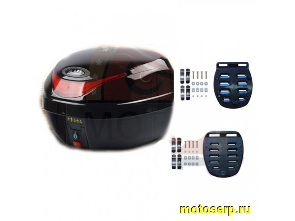 Купить  Кофр (ящик багажника) JX C-10 30л. черный (шт)  (MM 39773 купить с доставкой по Москве и России, цена, технические характеристики, комплектация фото  - motoserp.ru