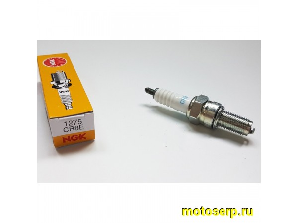 Купить  Свеча зажигания ( 8) NGK CR8E (шт) (Велос NGK CR8E купить с доставкой по Москве и России, цена, технические характеристики, комплектация фото  - motoserp.ru