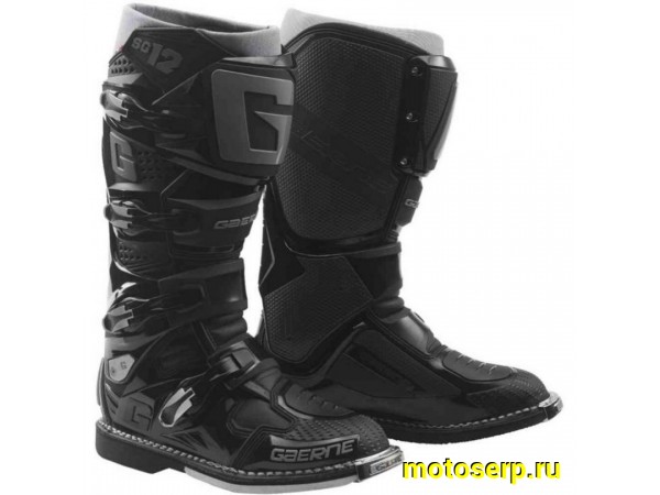 Купить  Мотоботы кросс. GAERNE SG-12 Enduro (защ. голени), черный р-р 46" (Ч/З) (пар) (GAERNE 2177-071 купить с доставкой по Москве и России, цена, технические характеристики, комплектация фото  - motoserp.ru