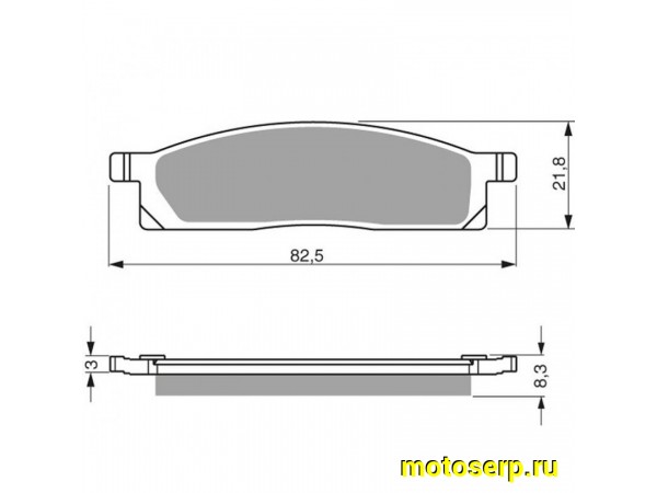 Купить  Колодки тормозные GOLDfren 034 K5 дисковые задние (пар) (JP  купить с доставкой по Москве и России, цена, технические характеристики, комплектация фото  - motoserp.ru