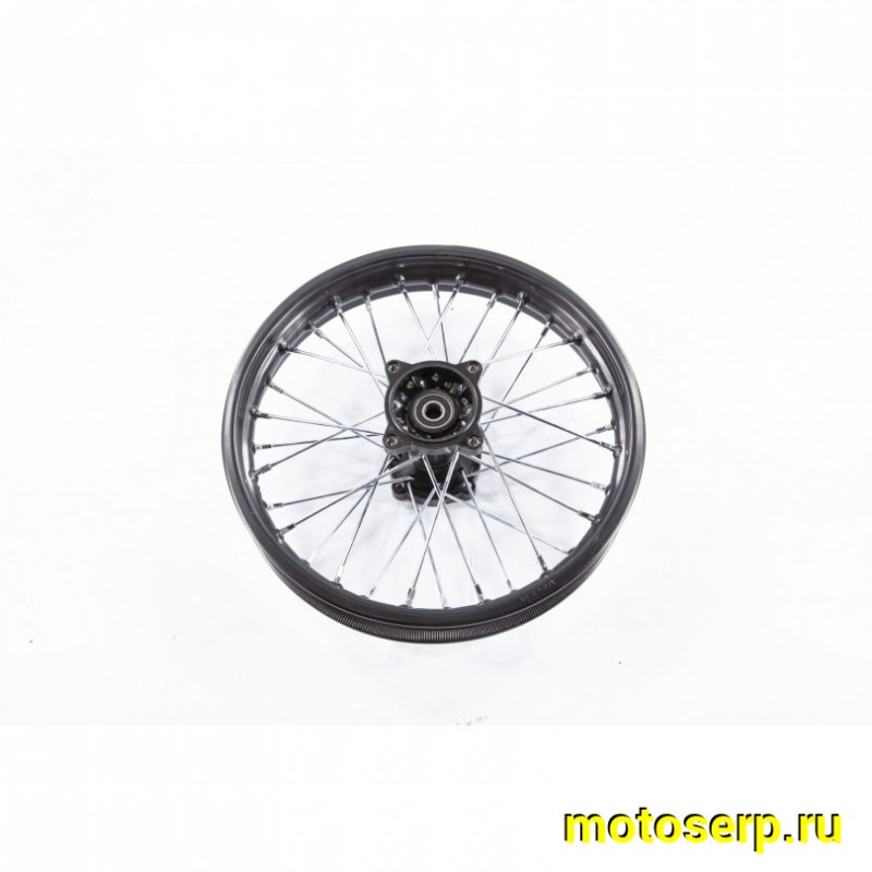 Купить  Колесо 14" заднее (диск колеса) спицованное 1.85-14" (d-15mm) KAYO и др. (подшипник 6202) (шт) (Велос 3.080.021B (Велос 3.080.0592 (Велос 30.409.2490 купить с доставкой по Москве и России, цена, технические характеристики, комплектация фото  - motoserp.ru