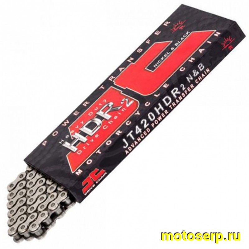 Купить  Цепь приводная (420х130) JTC 420HDR2 130 JTC420HDR130SL (шт) (TS купить с доставкой по Москве и России, цена, технические характеристики, комплектация фото  - motoserp.ru