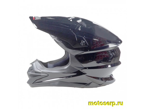 Купить  Шлем Кросс AiM JK803 черный глянцевый XL (шт) (AIM 803-001-XL купить с доставкой по Москве и России, цена, технические характеристики, комплектация фото  - motoserp.ru