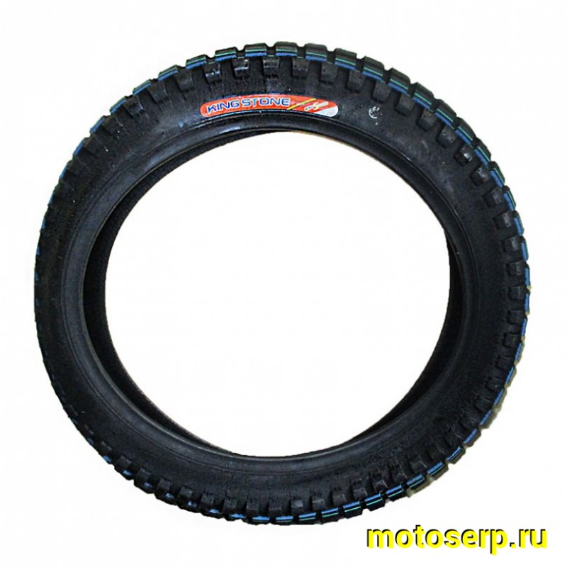 Купить  Покрышка Кросс/эндуро/питбайк 18"  110/90-18 (3.50) Kingstone P376 (Ч/З) (шт) (MM 42790 купить с доставкой по Москве и России, цена, технические характеристики, комплектация фото  - motoserp.ru
