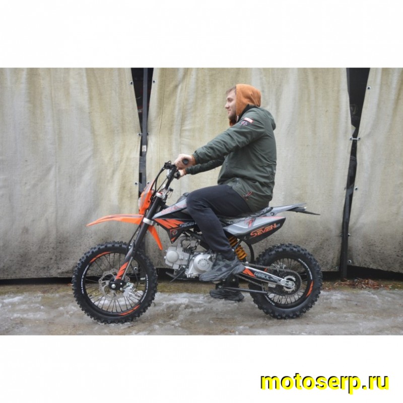 Купить  Питбайк Regulmoto SEVEN PRO 125 (50)сс (спортинв), 17/14, 4Т, 125сс. (шт) купить с доставкой по Москве и России, цена, технические характеристики, комплектация фото  - motoserp.ru