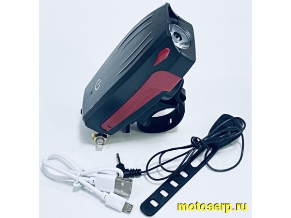 Купить  Фара передн диодная L151 (с сигналом, сенсорная кнопка) USB зарядка Вело (шт)  (Ряб купить с доставкой по Москве и России, цена, технические характеристики, комплектация фото  - motoserp.ru