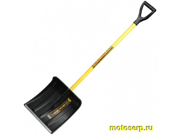 Купить  Лопата пластмассовая Снежок с металлическим черенком (шт) (ГК АЛЬЯНС Дмитрий купить с доставкой по Москве и России, цена, технические характеристики, комплектация фото  - motoserp.ru