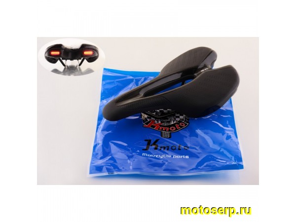 Купить  Седло спорт K-MOTO (160х260 мм) на аккумуляторе, встроен габаритный фонарь Вело (шт)  (MT D-5423 купить с доставкой по Москве и России, цена, технические характеристики, комплектация фото  - motoserp.ru