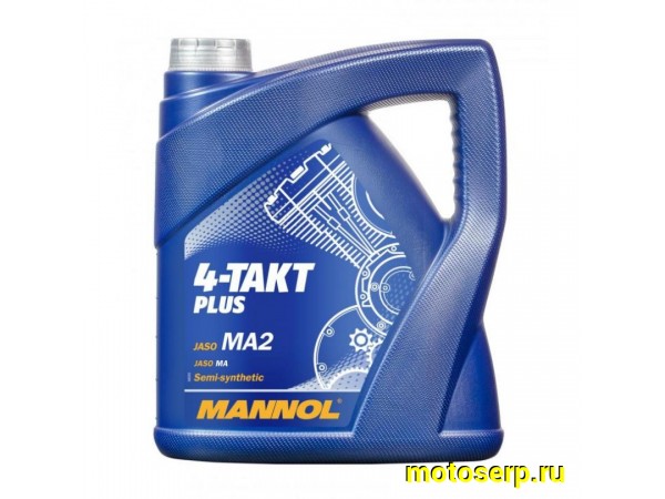 Купить  Масло MANNOL 4-TAKT PLUS 7202 10W40 (полусинтетич.) 4л (Пластик) (шт) (MANNOL 1425 купить с доставкой по Москве и России, цена, технические характеристики, комплектация фото  - motoserp.ru