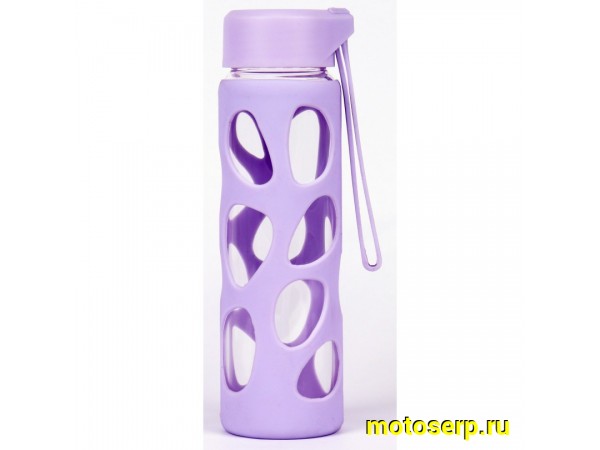 Купить  Бутылочка (фляга) для воды 450 мл, Vinca Sport боросиликатное стекло с силикон. оплеткой Вело (шт)  (Бар VSB 01 tritan blue купить с доставкой по Москве и России, цена, технические характеристики, комплектация фото  - motoserp.ru