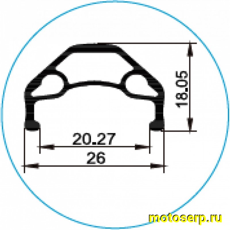 Купить  Обод колеса 27.5" двойной голый, 36 спиц (Weinmann XM260 36H*14G) Вело (шт) (Бар WM09 275 (36H) black купить с доставкой по Москве и России, цена, технические характеристики, комплектация фото  - motoserp.ru