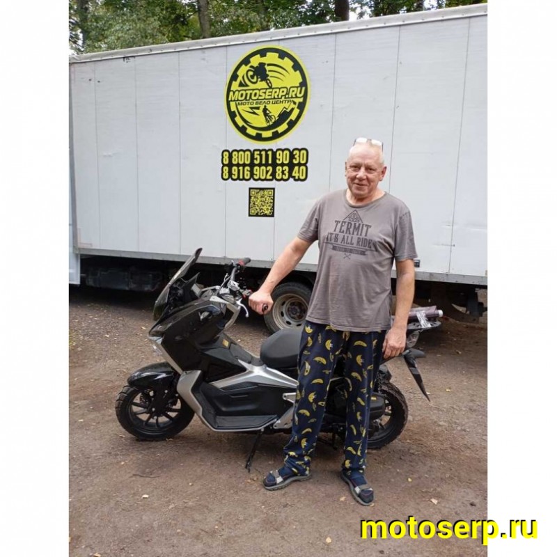 Купить  Скутер MM TRACER ADV-50 (Трейсер АДВ) Трещина на боковине, скидка (реплика HONDA X-ADV) 50cc  4Т, кол.13", диск./диск (шт) 01250 (MM 47211 (0 купить с доставкой по Москве и России, цена, технические характеристики, комплектация фото  - motoserp.ru