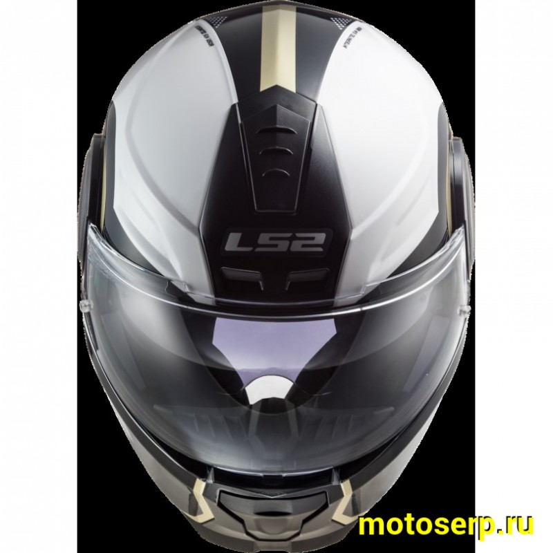 Купить  Шлем трансформер (модуляр) LS2 FF902 SCOPE ARCH Gloss White Titanum M (шт) (LS2 купить с доставкой по Москве и России, цена, технические характеристики, комплектация фото  - motoserp.ru