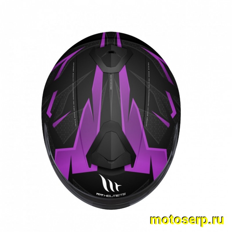 Купить  Шлем закрытый MT THUNDER EFFECT gloss black fucsia (M) интеграл (шт) (LS2 купить с доставкой по Москве и России, цена, технические характеристики, комплектация фото  - motoserp.ru