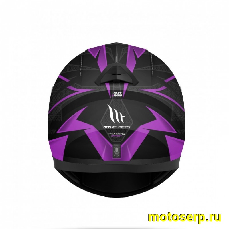 Купить  Шлем закрытый MT THUNDER EFFECT gloss black fucsia (L) интеграл (шт) (LS2 купить с доставкой по Москве и России, цена, технические характеристики, комплектация фото  - motoserp.ru